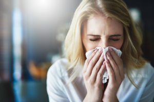 Allergy symptoms of flu
